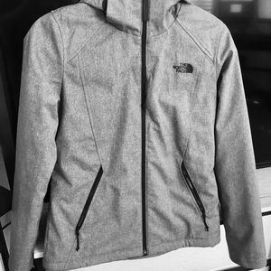 North Face Women’s Grey Hoodie Jacket Small